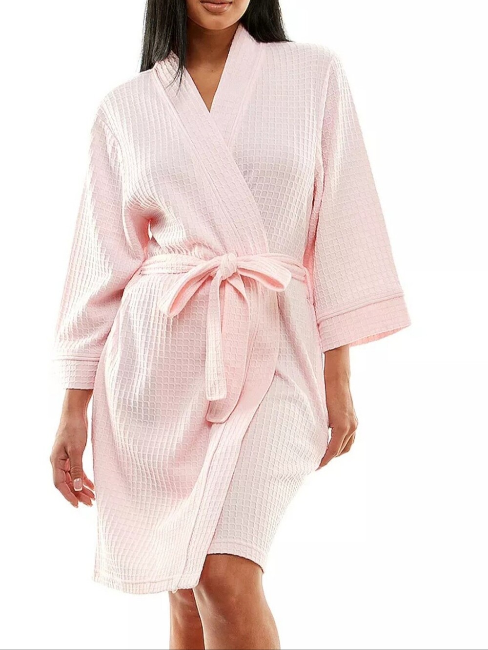croft & barrow Pink Waffle Bath Robe